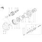 Rear Wheel Hub for Wacker TH730