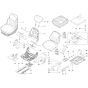 Seat Assembly for Wacker TH730