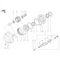 Rear Wheel Hub for Wacker TH735