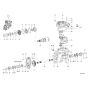 Gearbox Assembly for TH735