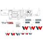 Wacker TH735 Decals