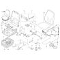 Seat Assembly for Wacker TH735