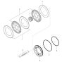 Rear Brake Assembly for Wacker TH755