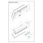 Blade Guard Assembly for WS 442 HF