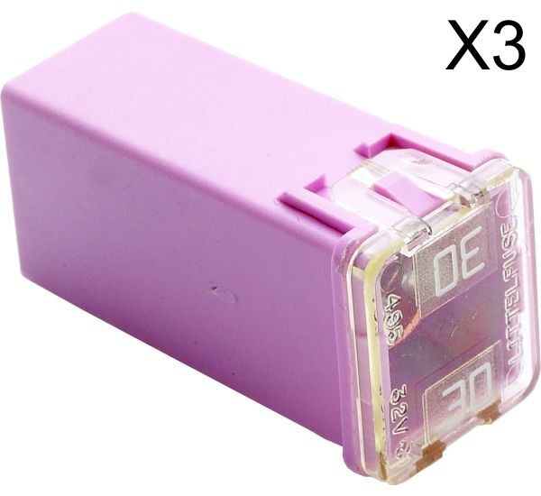 Littelfuse JCASE Auto Fuses Rating: 25amp - 3 Pack