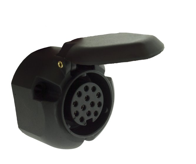 13 Pin Plastic Socket