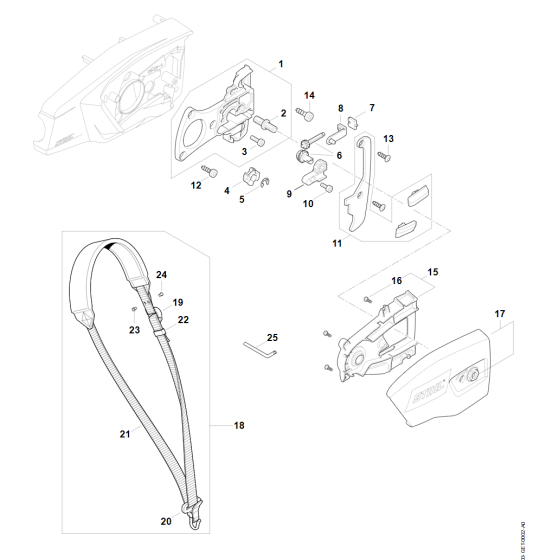 Chain Sprocket Cover for Stihl