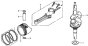 Crankshaft/Piston for Honda HRG536C