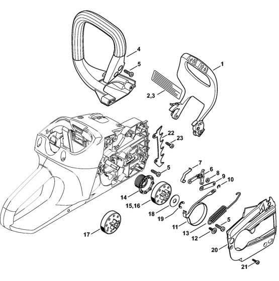Hand Guard & Chain Brake