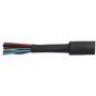 Black Heatshrink Polyolefin Tubing - 38.0mm x 1M - 0-333-38