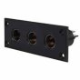 3 Way DIN Socket Panel Mount - Each - 0-601-54
