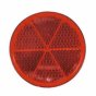 Clear 80mm Round Self-Adhesive Reflector (Pack of 10) - 0-665-50