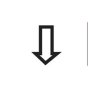 Down Legend for Double-Illuminated Rocker Switch - Each - 0-796-37