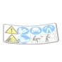 Warning Pictogram for Stihl MS201T, MS201TC Chainsaws - 0000 967 7280
