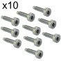 10 Pack of M5x20 Screws for Stihl TS410 - Replaces 0000 951 1109