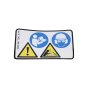 Warning Pictogram MS for Stihl MS720, MS780 Chainsaws - 0000 967 3662