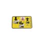 Warning Pictogram Filler Cap for Stihl TS480i, TS500i Disc Cutters - OEM No. 0000 967 7238