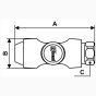 Euro (XF) Quick Release Parallel Female Threaded Coupling - 3/8" BSP