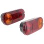 Rear Light Unit Set of 2 fits Terex Dumpers, JCB - Replaces 8000-4532