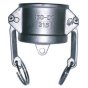 2.1/2" Type DC Camlock Cap Stainless Steel