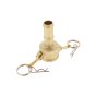 3/4" Type C Camlock X Hosetail Brass