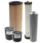 Filter Service Kit for Benford Terex HD850 and HD1000 Dumpers with Kubota Engine and 230mm Metal Hydraulic Filter - October 2001 - March 2007