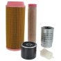 Filter Service Kit for Bomag BW120AD4 Roller with Kubota D1703 Engine