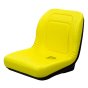 Yellow PVC Plastic Pan Seat for Tractors and Small Vehicles - 084 670 