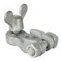 Negative Battery Terminals with Vertical 5/16" Whitworth Stud, Washer and Wing Nut - Ea - 6-100-23
