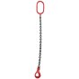 1 metre 10mm 1-Leg Chain Sling with Clevis Sling Hook Self Locking Type