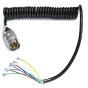 7 Pin - 7 Core Curly Trailer Extension Cable