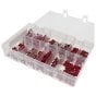 Red Insulated Terminals, Various Sizes (Pack of 260)