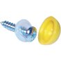Number Plate Fixing Yellow,Black & White