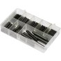 Metric Spring Roll Pins, Sizes: 2.5-8x55mm, Assorted Mini Box (160 pieces)