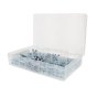 M6 Fasteners, HT Setscrews & Steel Nuts, Assorted Box (295 pieces)