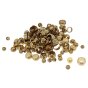 Metric Brass Stepped Olives, Sizes: 4-12mm, Assorted Pack of 150