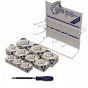 Jubilee Hose Clip Stand Dispenser w/ Flexi Driver, Assorted, Pack of 100