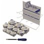 Jubilee Hose Clip Stand Dispenser w/ Flexi Driver, Assorted, Pack of 100