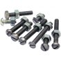 Steel Screws & Nuts, Sizes: 2BA x 1/2"- 1.1/2" - Assorted Pack, 200 Pairs