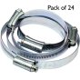 JCS Hi-Grip Hose Clips, Large Sizes: 60-160mm - Assorted Pack of 24