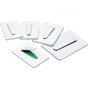 Metal Cable Clips, Self Adhesive, Sizes: 6-12mm, Assorted Pack of 50