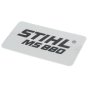 Model Plate for Stihl MS880 Chainsaw - 1124 967 1501