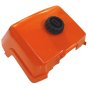Filter Cover for Stihl MS440, 044 Chainsaws Genuine Part - 1128 140 1003
