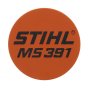 Model Plate for Stihl MS391 Chainsaw - Genuine Stihl Part - 1140 967 1502