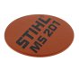 Model Plate for Stihl MS201 Chainsaws - OEM No. 1145 967 1501