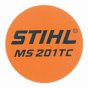 Model Plate for Stihl MS201, MS201C, MS201T, MS201TC Chainsaws - 1145 967 1502