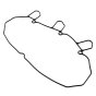 Gasket Bonnet for Yanmar 3TNV76-KWA Engine - 119718-11310