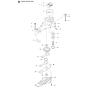 Gear Housing for Husqvarna 123 HD60