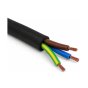 H07 Black Rubber Flexible Cable 1.5mm 3-Core (50 Metres)
