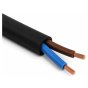 H07 Black Rubber Flexible Cable 2.5mm 2-Core 25m Length